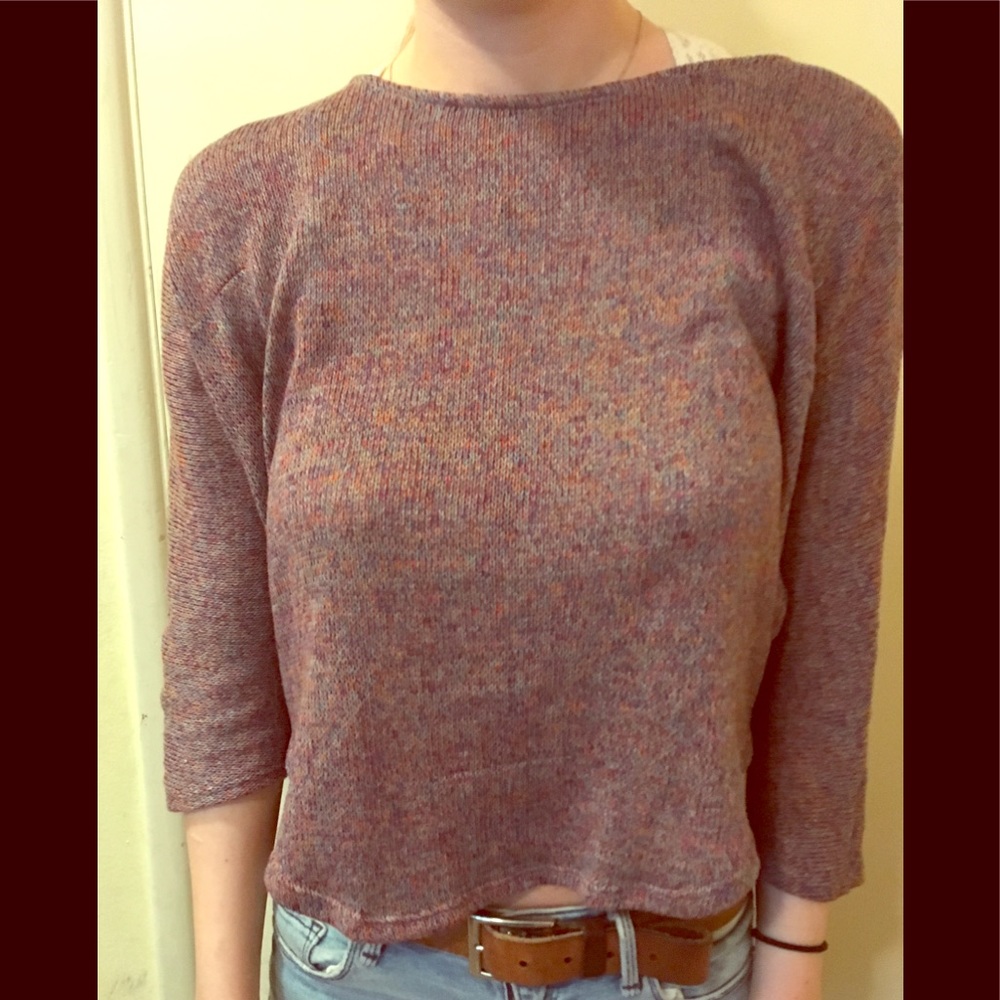 Urban Outfitters pink knit sweater